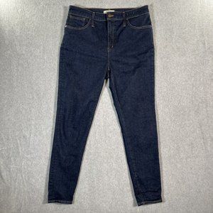 Madewell Women's Skinny Jeans - Dark Blue